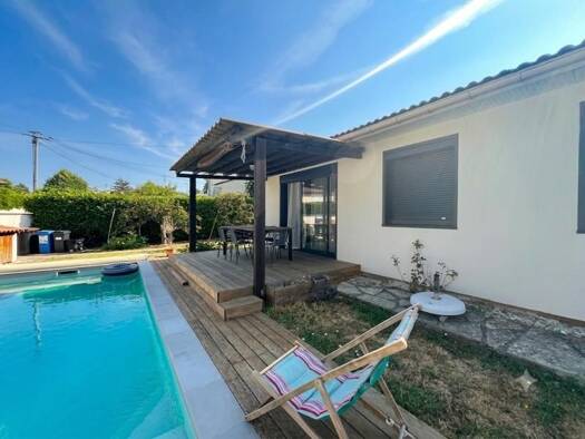 Maison de plain-pied à vendre 399 000 € 4 pièces 3 chambres 91 m² 530 m² de terrain Sud Saint-Jean 31240