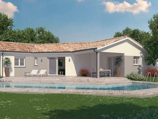 Terrain avec maison neuve à vendre 316 130 € 4 pièces 3 chambres 114 m² 1 550 m² de terrain Cérons 33720