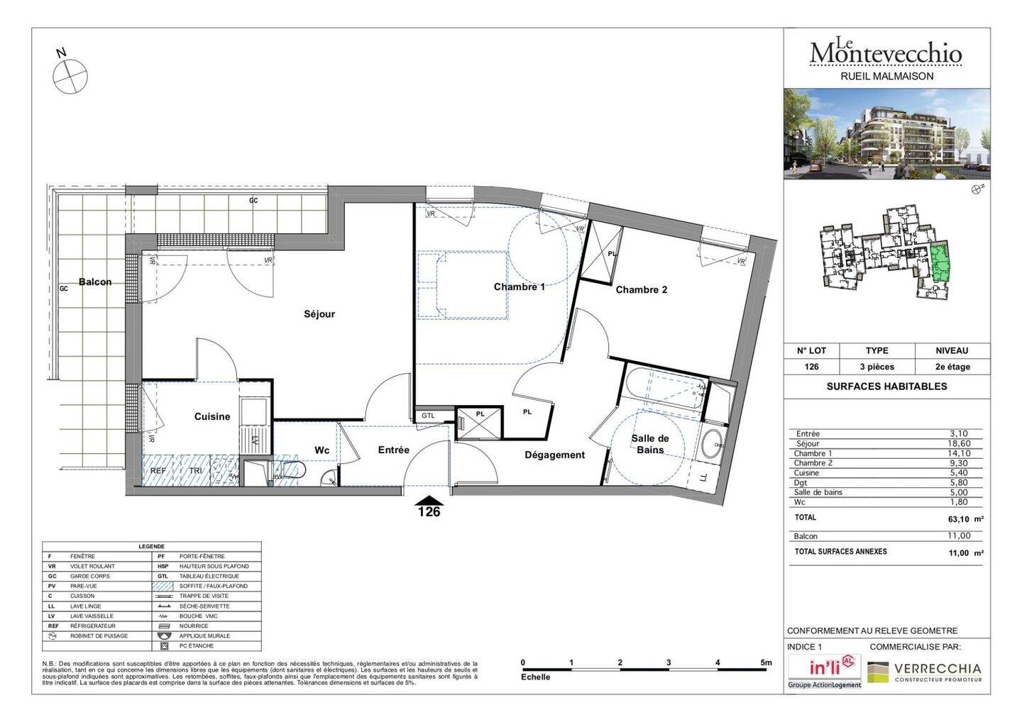 Maison à louer, 63m², RUEIL MALMAISON