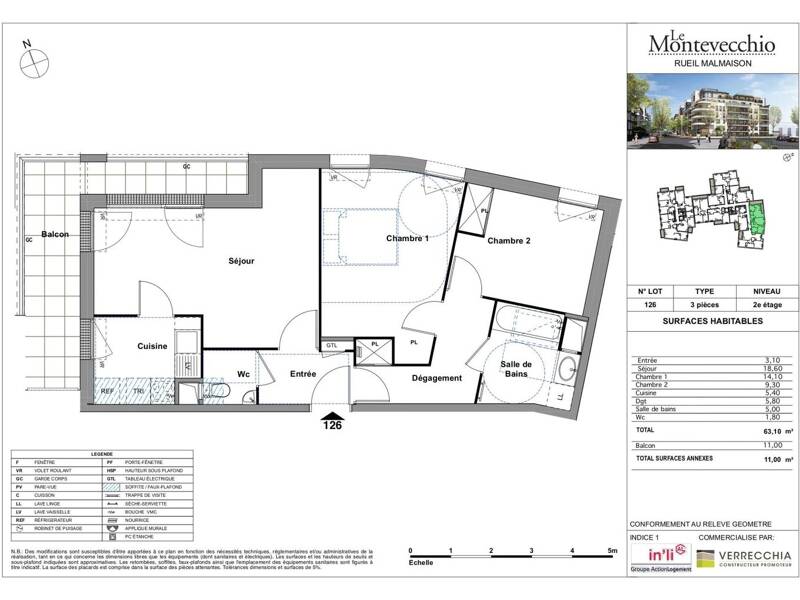 Maison à louer, 63m², RUEIL MALMAISON