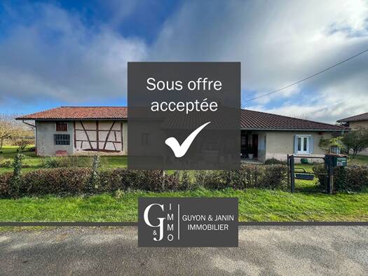 Maison à vendre 210 000 € 3 pièces 2 chambres 95 m² 2 831 m² de terrain Saint-Martin-le-Châtel 01310