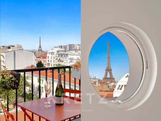 Appartement à vendre 1 490 000 € 2 pièces 1 chambre 112 m² Étage 9/9 Auteuil Sud Paris 16ème arrondissement 75016