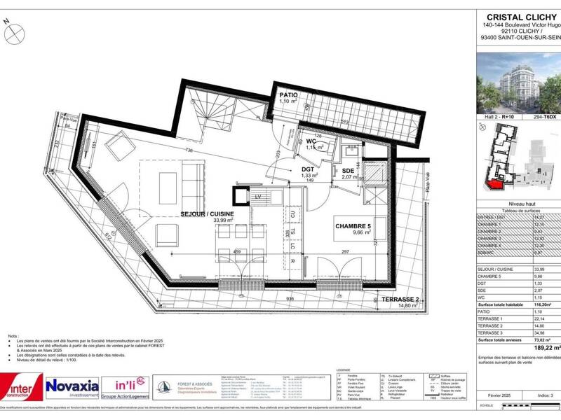Maison à louer, 116m², CLICHY