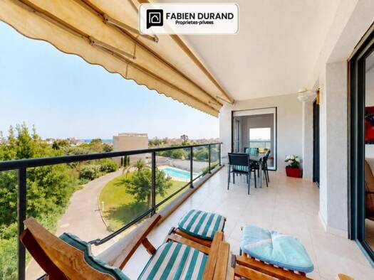 Appartement à vendre 588 000 € 3 pièces 2 chambres 71,8 m² Étage 2/3 Croix des Gardes Cannes 06400