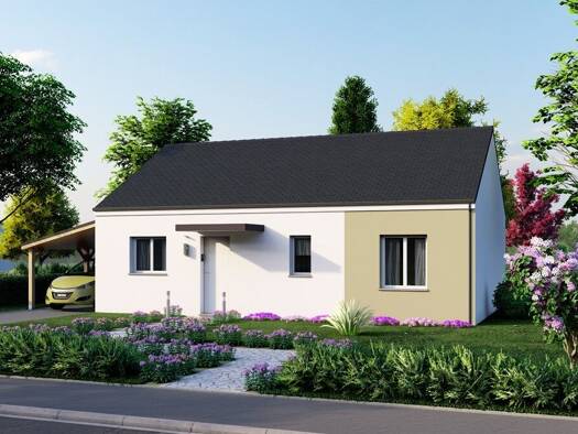 Terrain avec maison neuve à vendre 168 234 € 4 pièces 3 chambres 71,8 m² 446 m² de terrain Centre Ville Coutances 50200