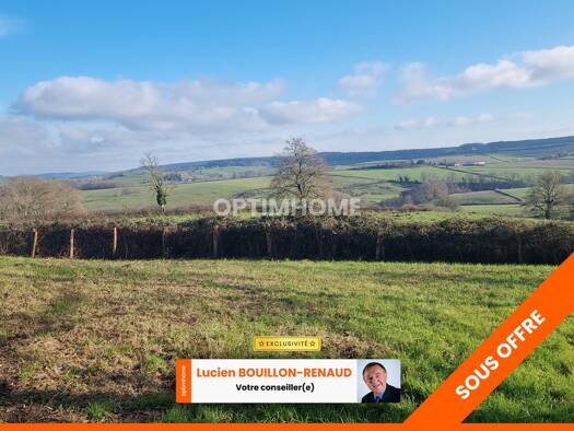 Terrain à vendre 5 500 € 17 300 m² de terrain Le Rousset-Marizy 71220