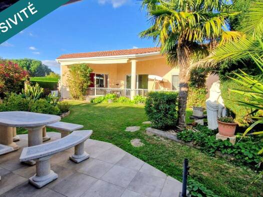 Maison de plain-pied à vendre 272 000 € 4 pièces 3 chambres 147 m² 1 240 m² de terrain Fauguerolles 47400