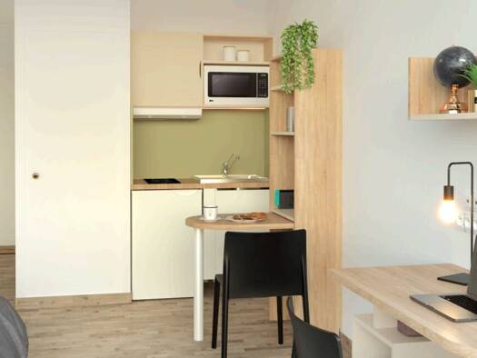 Studio à louer - logement étudiant 435 € 1 pièce 17 m² dès le 01/07/2026 La Métare – Le Portail Rouge Saint-Étienne 42100