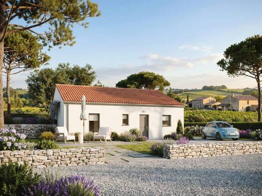 Terrain avec maison neuve à vendre 192 919 € 4 pièces 3 chambres 85 m² 332 m² de terrain Courçon 17170