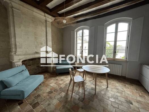 Appartement à louer 560 € 2 pièces 1 chambre 43 m² 1er étage Langeais 37130