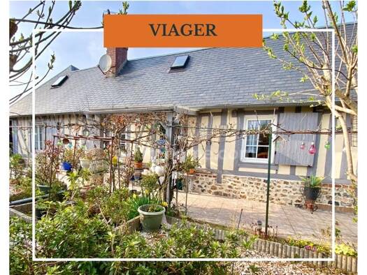 Maison en viager Bouquet 37 000 € 5 pièces 3 chambres 105 m² 537 m² de terrain Quetteville 14130