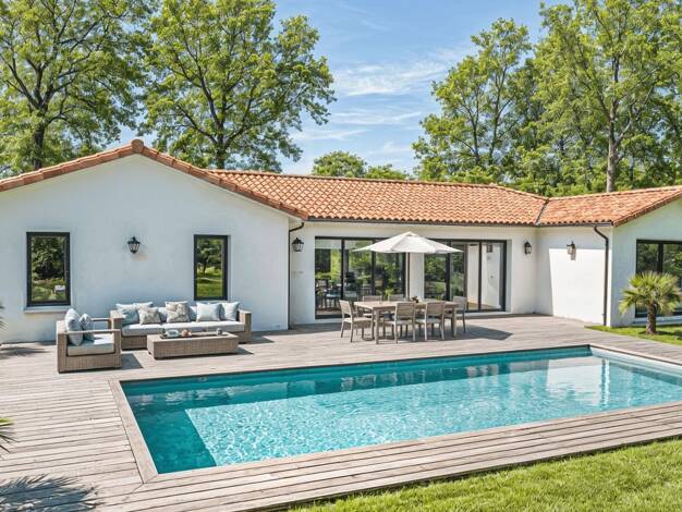 Terrain avec maison neuve à vendre 230 000 € 4 pièces 3 chambres 80 m² 685 m² de terrain Ychoux 40160