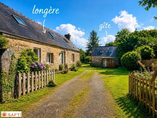 Maison à vendre 303 000 € 8 pièces 5 chambres 226 m² 2 220 m² de terrain Plounérin 22780