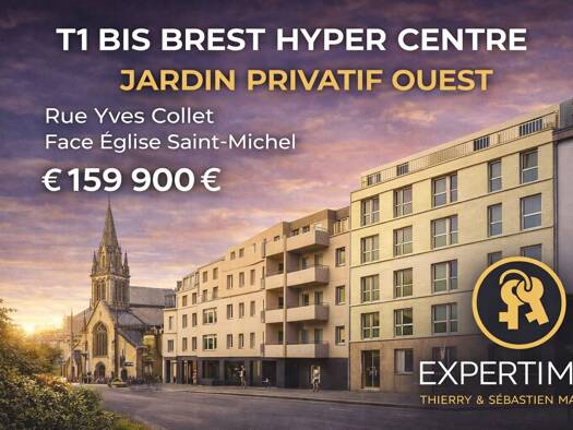 Appartement à vendre 159 900 € 1 pièce 1 chambre 31 m² RDC/5 Centre Brest 29200