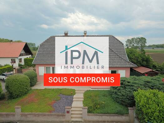 Maison de plain-pied à vendre 440 000 € 5 pièces 4 chambres 120 m² 587 m² de terrain Krautergersheim 67880