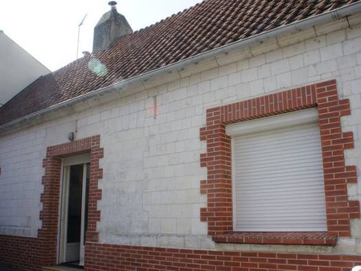 Maison de plain-pied à vendre 72 800 € 4 pièces 2 chambres 70 m² 243 m² de terrain Delettes 62129