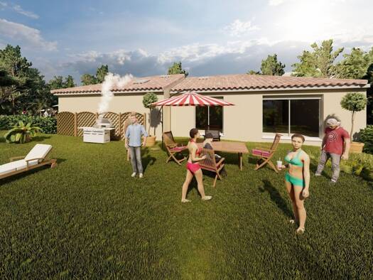 Terrain avec maison neuve à vendre 439 000 € 3 pièces 2 chambres 70 m² 766 m² de terrain Jouques 13490