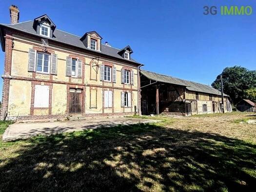 Ferme à vendre 313 950 € 6 pièces 4 chambres 140 m² 37 000 m² de terrain Pont-l'Évêque 14130