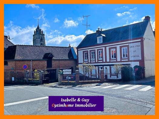 Maison de ville à vendre 189 500 € 9 pièces 5 chambres 195 m² 310 m² de terrain Centre Verneuil d'Avre et d'Iton 27130