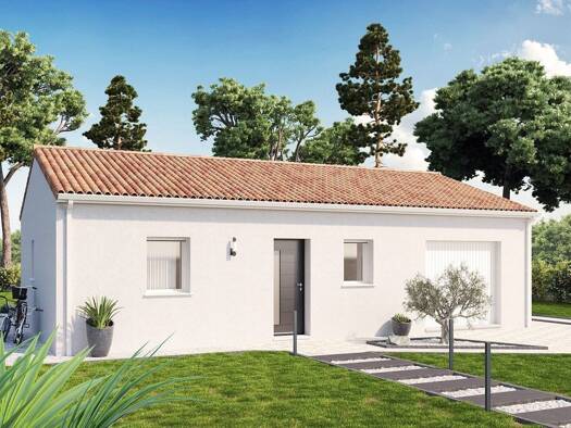 Terrain avec maison neuve à vendre 185 250 € 3 pièces 2 chambres 77 m² 579 m² de terrain Labouheyre 40210