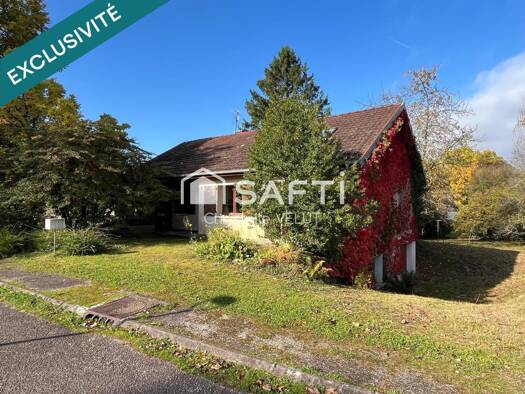 Maison de plain-pied à vendre 155 000 € 5 pièces 3 chambres 92 m² 1 319 m² de terrain Emagny 25170