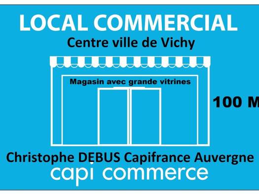 Local commercial avec bail commercial 336 000 € 200 m² de surface de vente Thermal-Vieux-Vican Vichy 03200