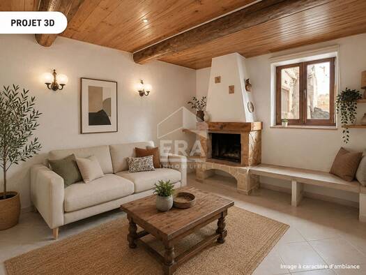 Maison à vendre 93 600 € 3 pièces 2 chambres 67,3 m² 33 m² de terrain Bayons 04250
