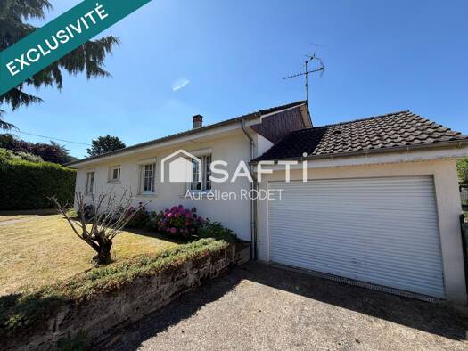 Maison de plain-pied à vendre 152 000 € 4 pièces 2 chambres 91 m² 732 m² de terrain Saint-Péravy-la-Colombe 45310