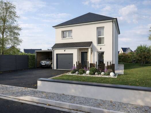 Terrain avec maison neuve à vendre 215 658 € 4 pièces 3 chambres 90 m² 501 m² de terrain Bellevigne-en-Layon 49380