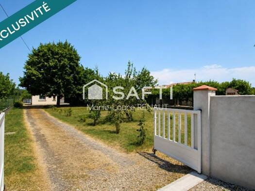 Maison de plain-pied à vendre 215 000 € 4 pièces 3 chambres 91 m² 2 456 m² de terrain Briatexte 81390