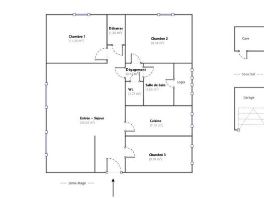 Appartement à vendre 295 000 € 5 pièces 3 chambres 82,34 m² Étage 2/5 Europe-Maupassant Chatou 78400