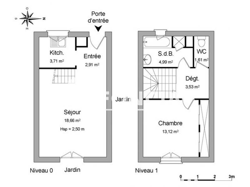 Maison à louer, 49m², TOULENNE