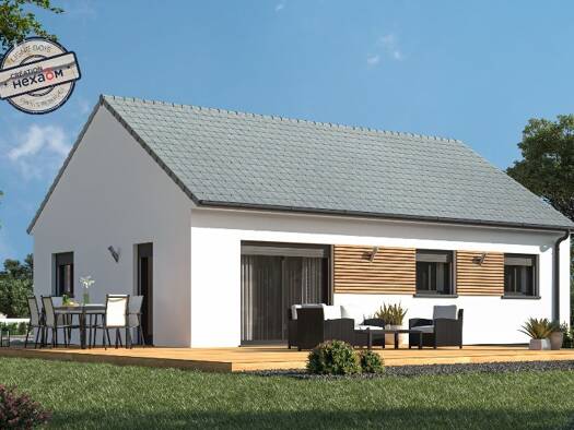 Terrain avec maison neuve à vendre 281 900 € 4 pièces 3 chambres 75 m² 310 m² de terrain Bischwihr 68320