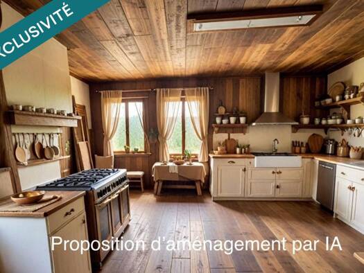 Maison à vendre 69 500 € 3 pièces 2 chambres 100 m² 646 m² de terrain Givry-en-Argonne 51330