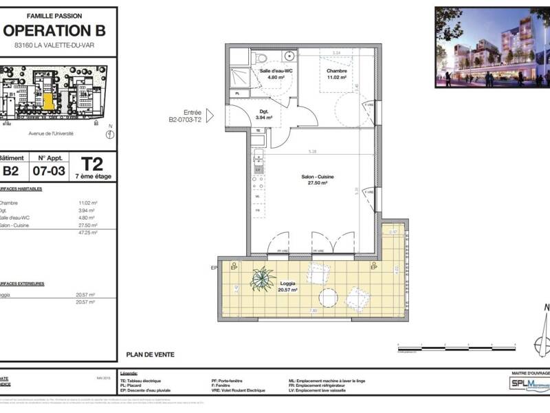 Maison à louer, 47m², LA VALETTE DU VAR