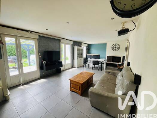 Maison de plain-pied à vendre 381 000 € 5 pièces 3 chambres 112 m² 566 m² de terrain Cresserons 14440