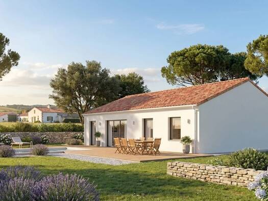 Terrain avec maison neuve à vendre 294 912 € 4 pièces 3 chambres 80 m² 791 m² de terrain Benon 17170