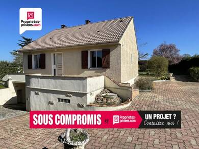 Maison de plain-pied à vendre 219 450 € 4 pièces 2 chambres 74 m² 1 655 m² de terrain Anet 28260