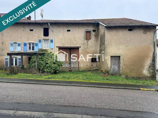 Maison à vendre 45 000 € 5 pièces 3 chambres 133 m² 304 m² de terrain Vahl-lès-Faulquemont 57380