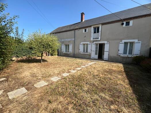 Maison de plain-pied à vendre 145 000 € 5 pièces 3 chambres 96 m² 2 116 m² de terrain Menetou-Salon 18510