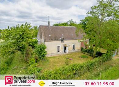 Maison à vendre 54 990 € 3 pièces 2 chambres 71,7 m² 2 879 m² de terrain Saint-Outrille 18310