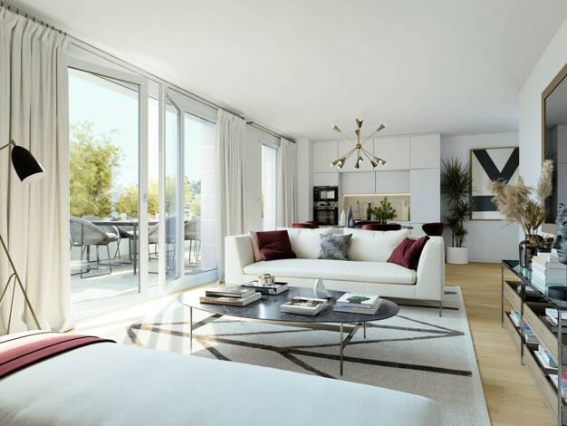 Appartement à vendre - Neuf 492 700 € 4 pièces 3 chambres 92 m² Étage 1/4 Sud Ville-la-Grand 74100