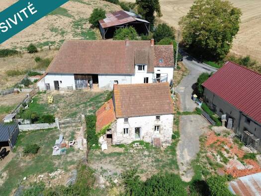Ferme à vendre 179 000 € 4 pièces 3 chambres 115 m² 21 743 m² de terrain Lalizolle 03450