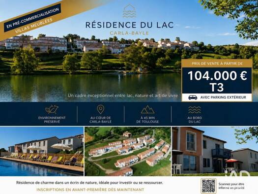 Maison à vendre 157 179 € 5 pièces 4 chambres 77 m² Carla-Bayle 09130
