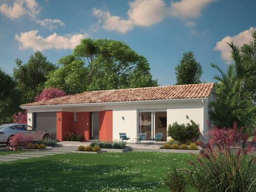 Terrain avec maison neuve à vendre 258 364 € 4 pièces 3 chambres 125 m² 1 940 m² de terrain Saint-Griède 32110