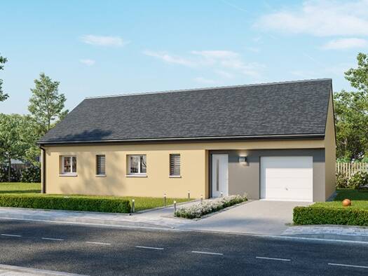 Terrain avec maison neuve à vendre 226 778 € 5 pièces 3 chambres 80 m² 565 m² de terrain Jumelles 27220