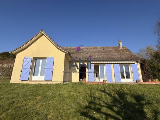 Maison de plain-pied à vendre 249 000 € 4 pièces 3 chambres 91,2 m² 1 854 m² de terrain Martin-Église 76370