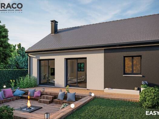 Terrain avec maison neuve à vendre 168 200 € 3 pièces 2 chambres 65 m² 556 m² de terrain Talmontiers 60590