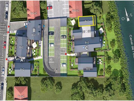 Appartement à vendre - neuf 265 000 € 3 pièces 2 chambres 62,7 m² dès le 31/03/2028 La Corniche-Frot-Saint Faron-Clémenceau Meaux 77100