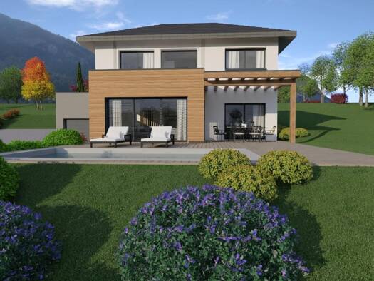 Terrain avec maison neuve à vendre 548 533 € 1 chambre 136 m² Montagnole 73000